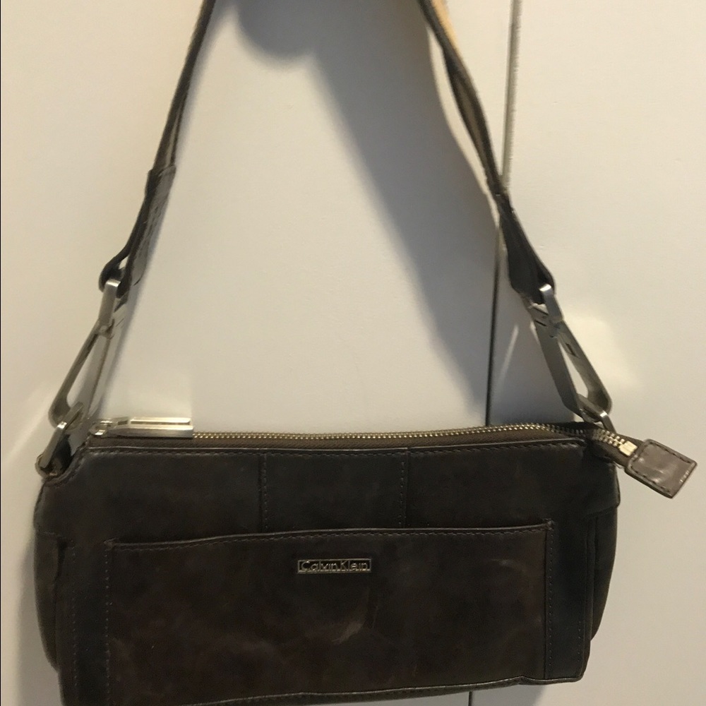 Calvin  kleinleather shoulder bag .