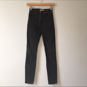 American apparel pencil pants in faded black