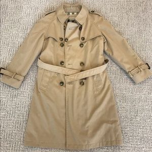 BURBERRY Girls Beige Trench Coat