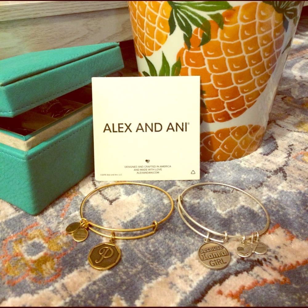 {Alex and Ani} Charm Bracelet Pair