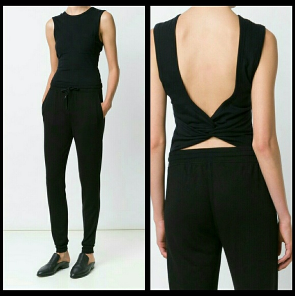 HP🎆🎇 By Alexander Wang Open Back Twist Tank Top - Picture 1 of 7