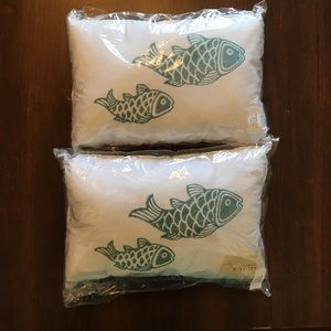 New ketiketa fish throw pillow set