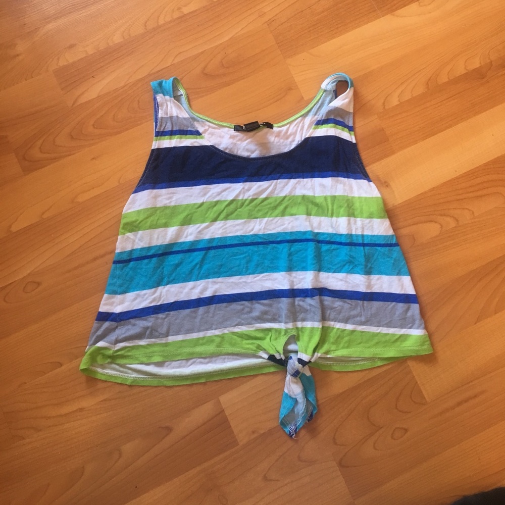 Multi color crop top