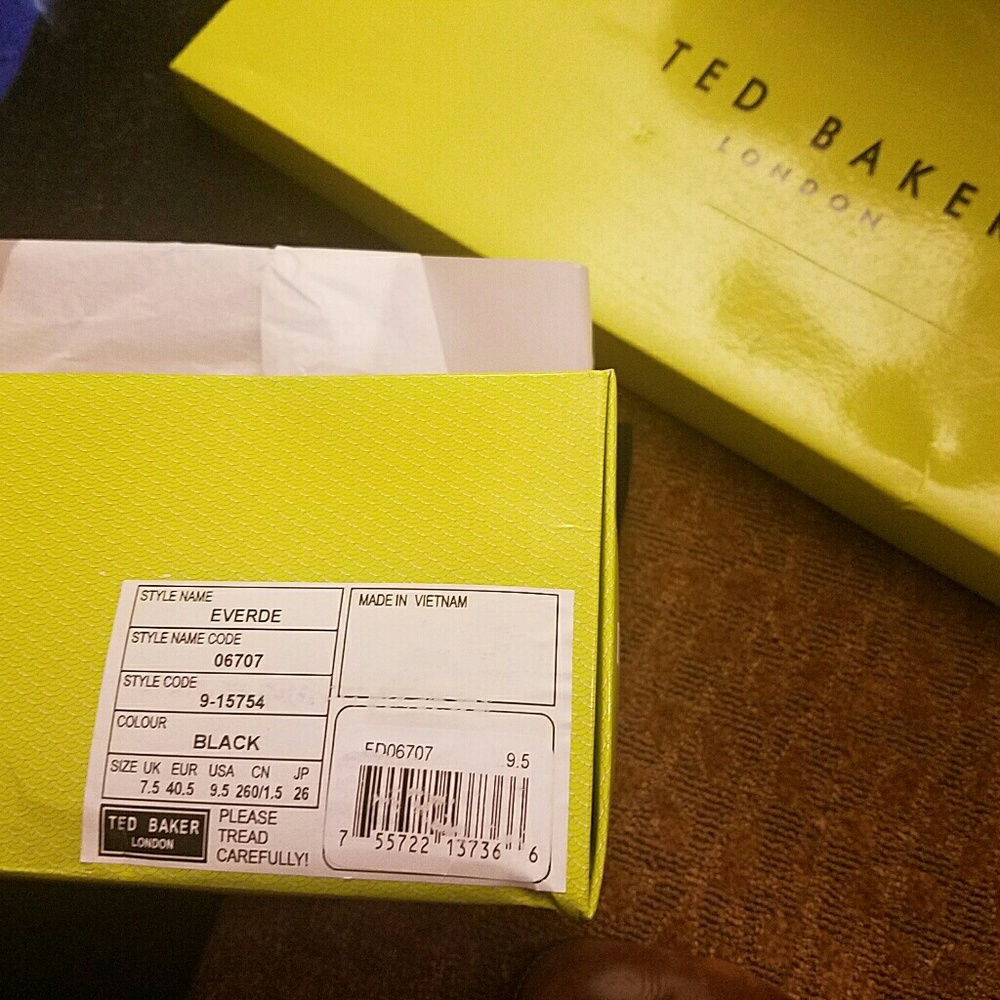 Ted Baker Everde over the knee black suede boots