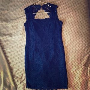 Royal Blue Lace dress by Adrianna Papell
