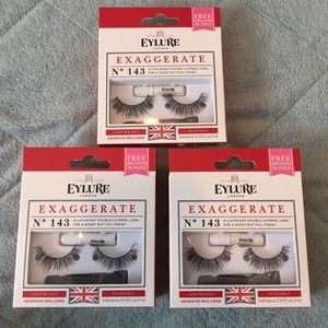 3/$12 EYLURE Exaggerate 143 Eyelashes