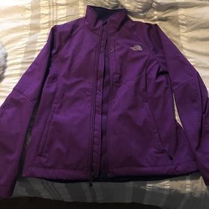 ADORABLE purple northface zip up.Great for spring!