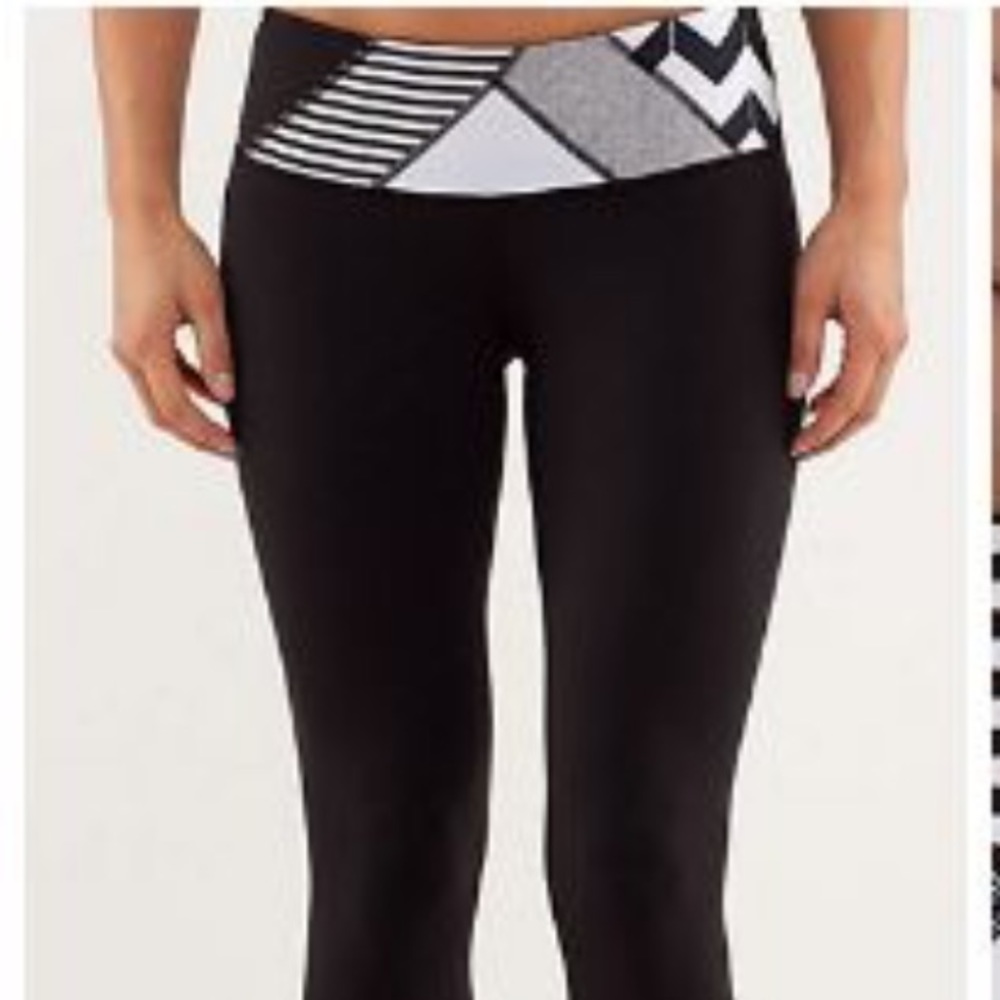 Lululemon Wunder Under Crops (reversible)