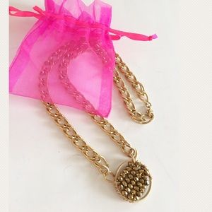 🆕 Gold Fashion Statement Necklace