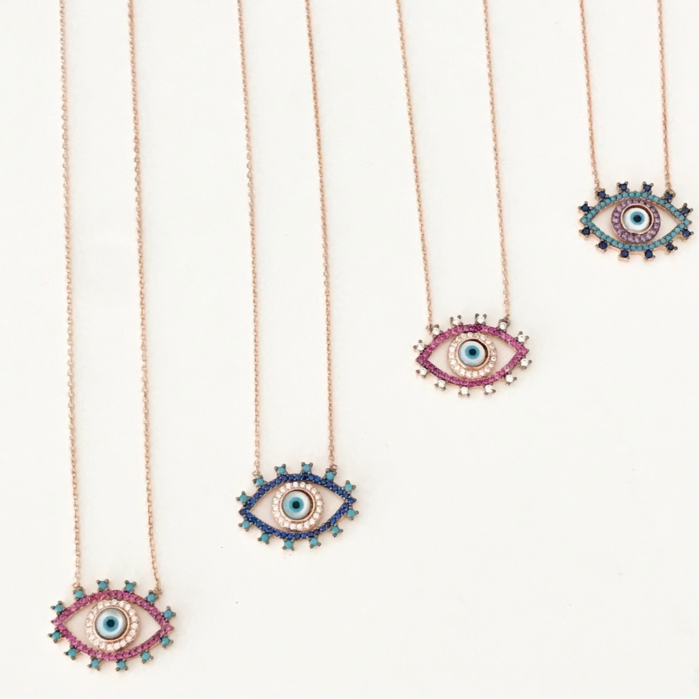 Evil eye necklace