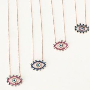 Evil eye necklace