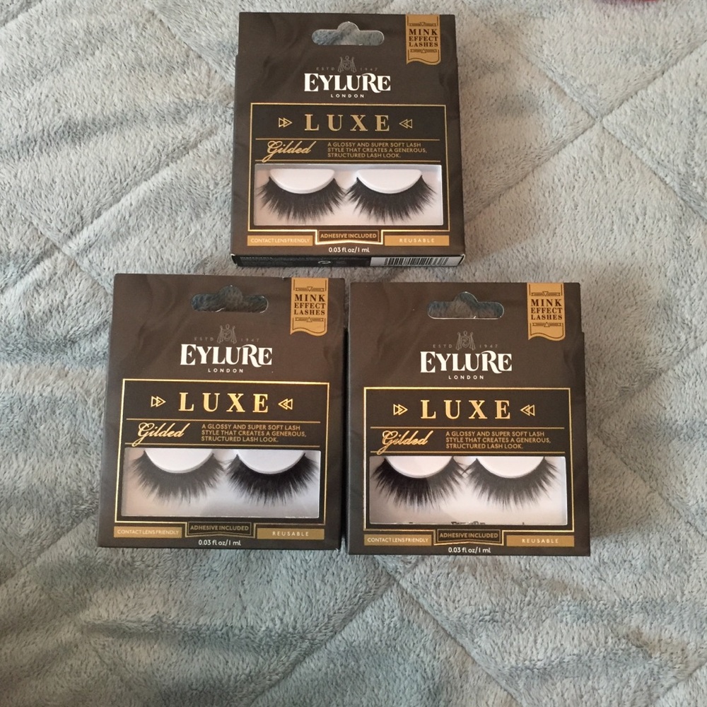 3/$30 EYLURE Mink Luxe Gilded Eyelashes