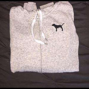 VS PINK Bling Zip Up Hoodie