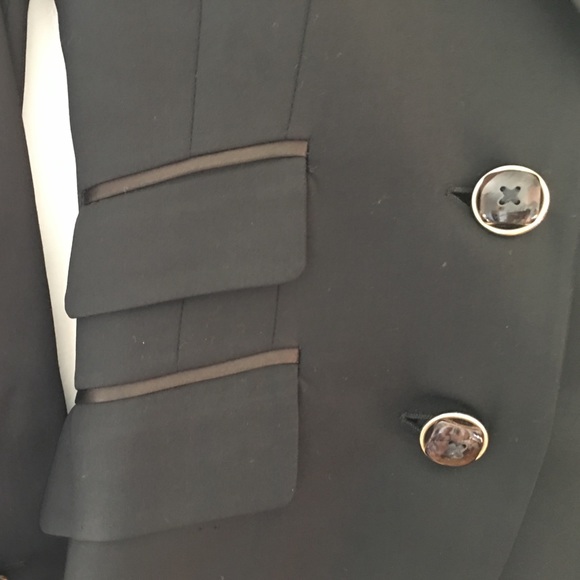 Dolce & Gabbana Satin-trimmed stretch wool blazer - Picture 3 of 4