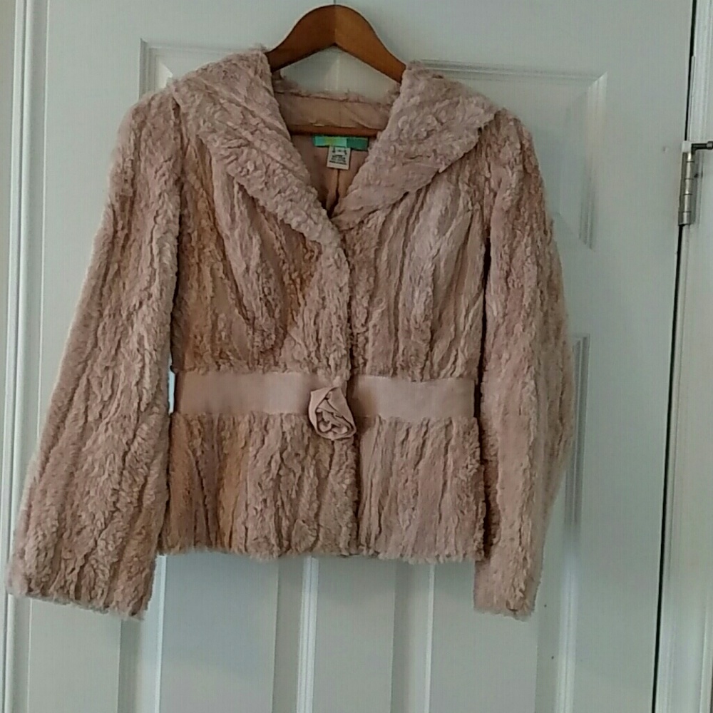 Vintage Faux Fur Jacket/Blazer
