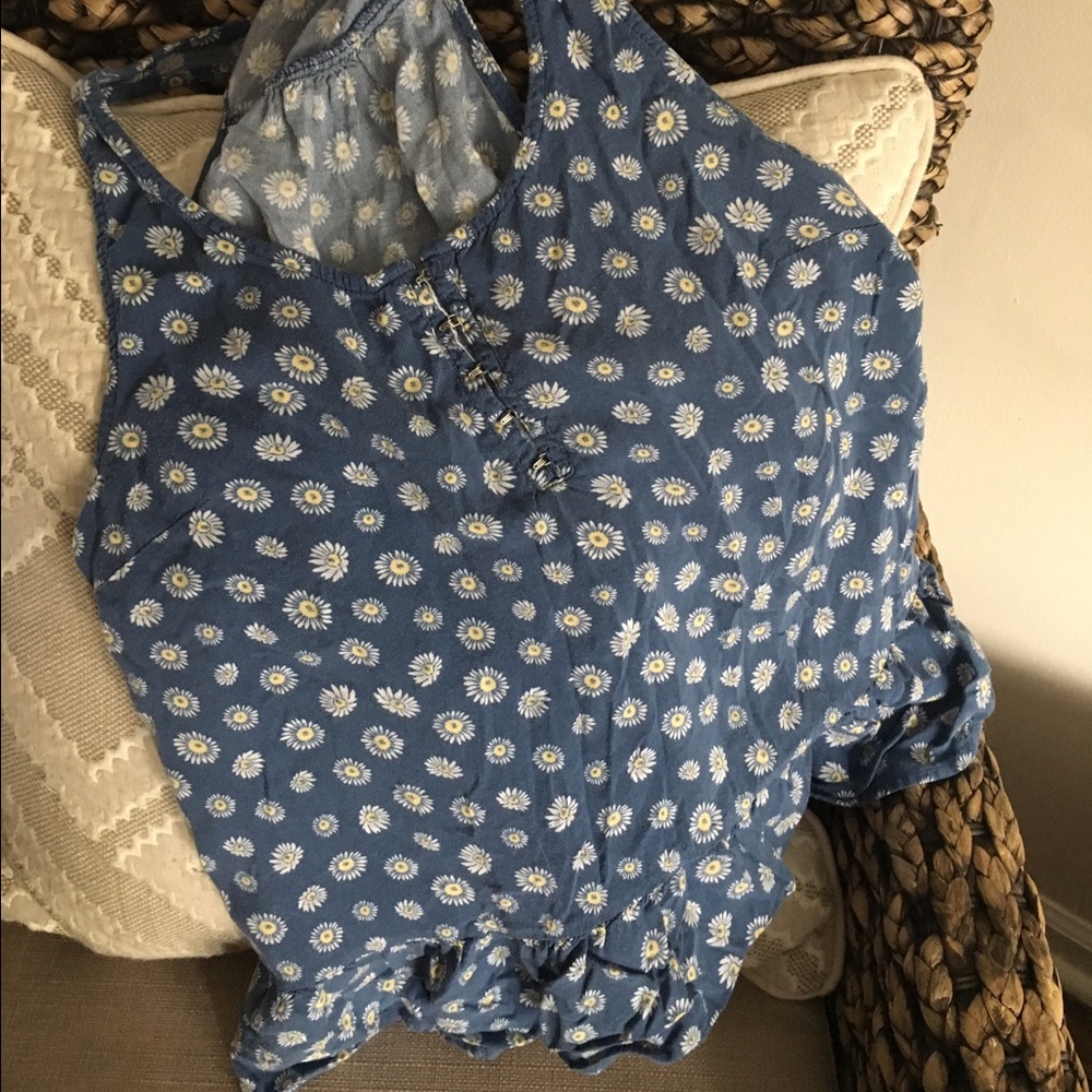 H&M | Vintage Boho Tank with Ruffle Bottom