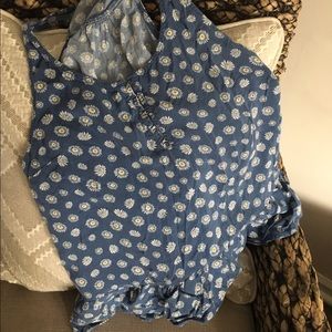 H&M | Vintage Boho Tank with Ruffle Bottom