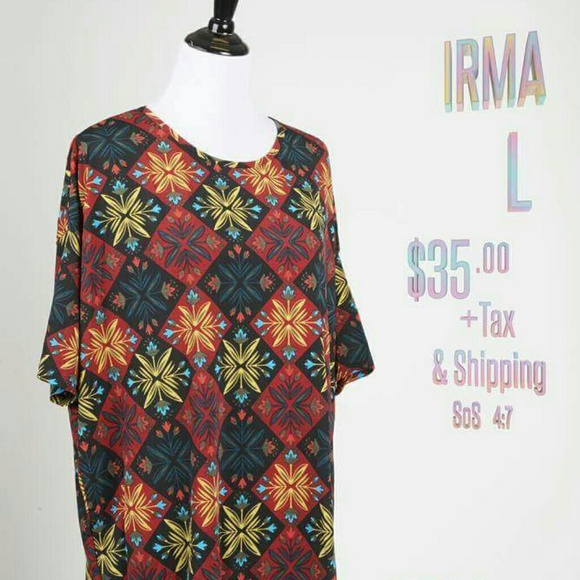 LuLaRoe Tops - 🔥price cut, tonight only! Lularoe irma xl