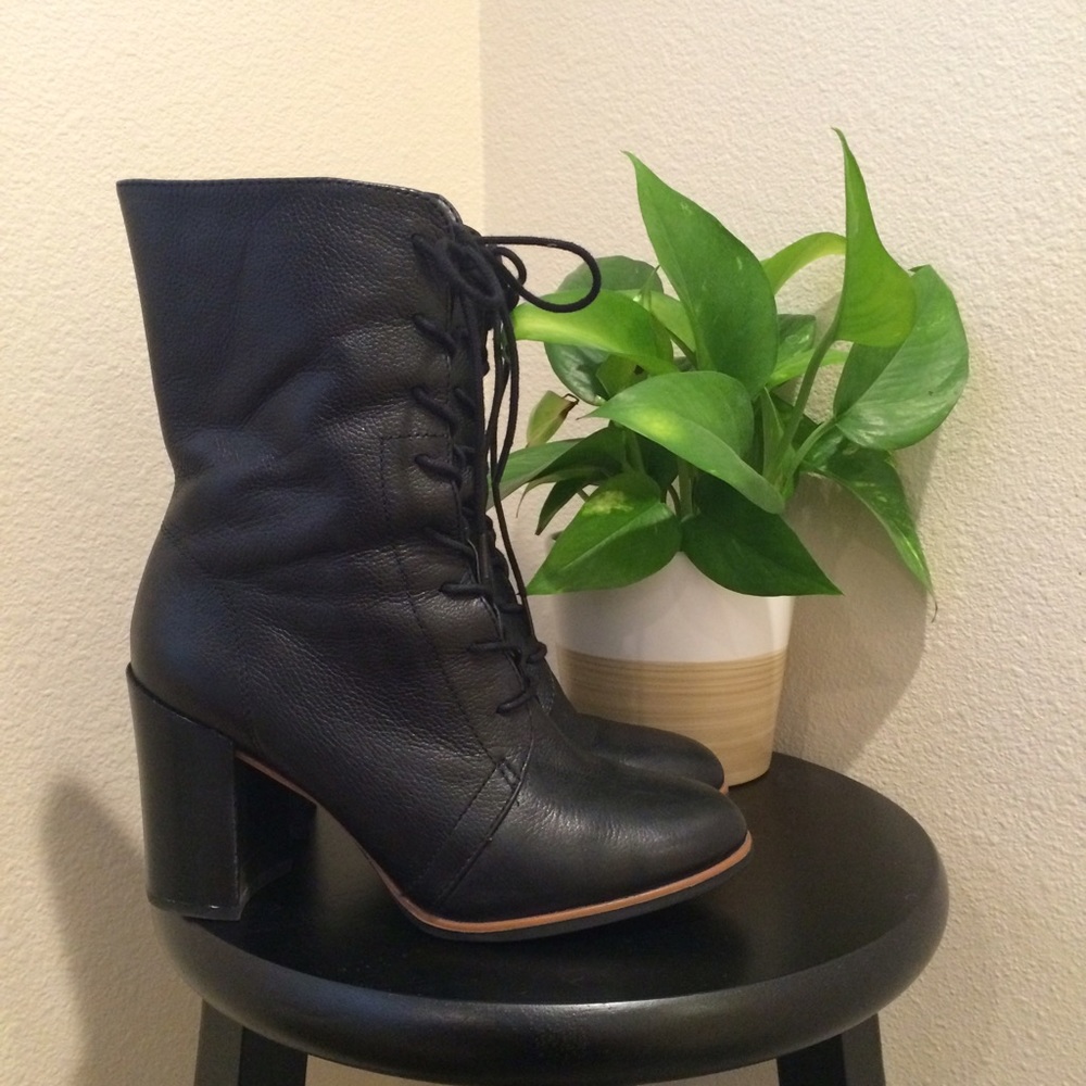 Franco Sarto lace up boots