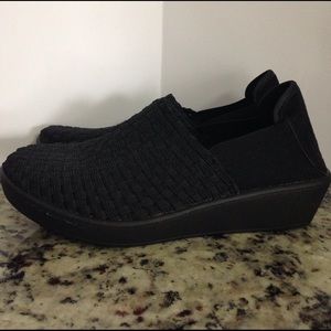 Steven by Steve Madden Black Dessa Slip On Shoes 6