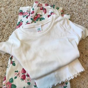 Mini Boden girls pajama set