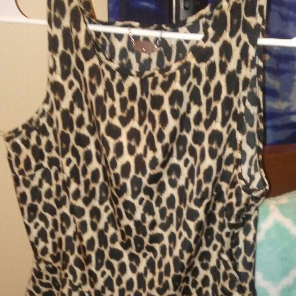 Cheetah Print Pepplum