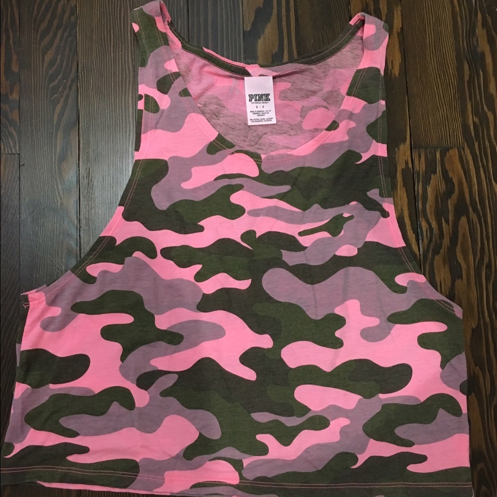 Pink Camo tank from Pink by Victoria's Secret!