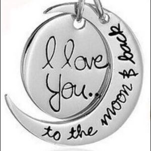 Silver "I Love You" Necklace