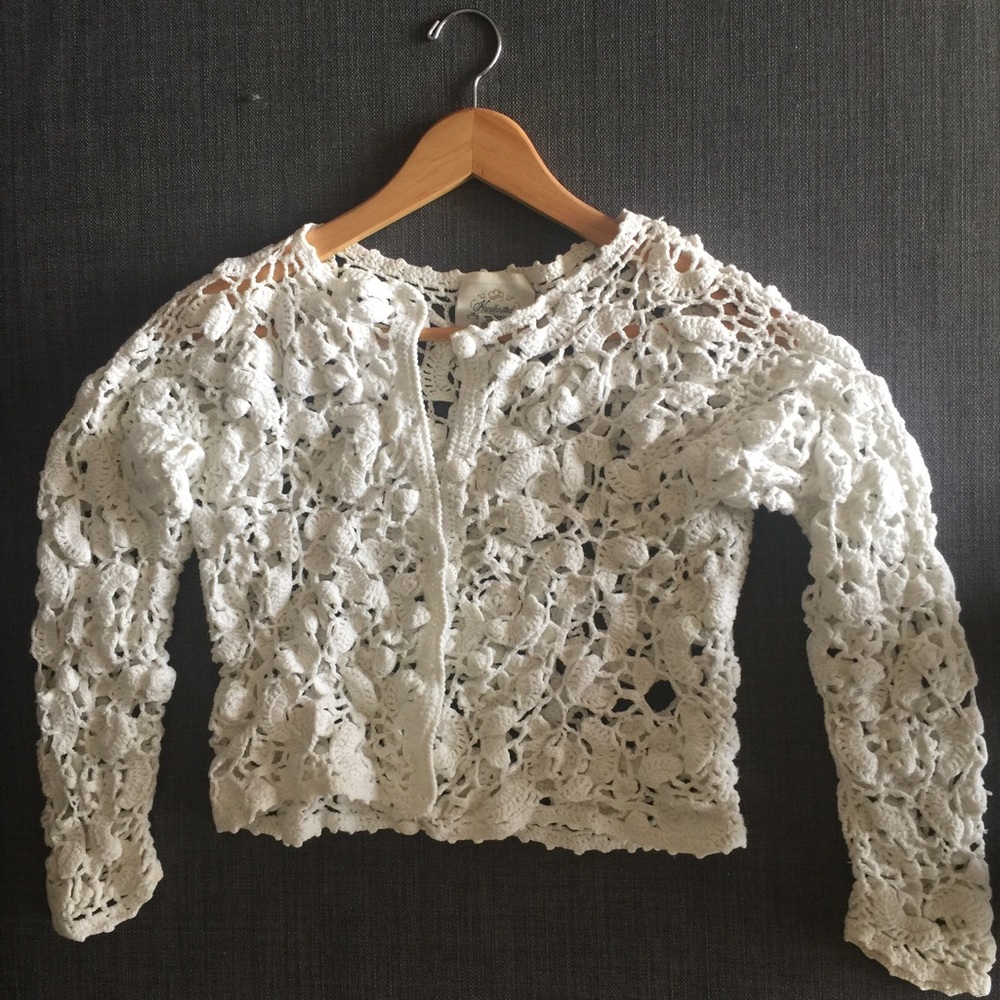 Express white knitted long sleeve Spring/Summer XS