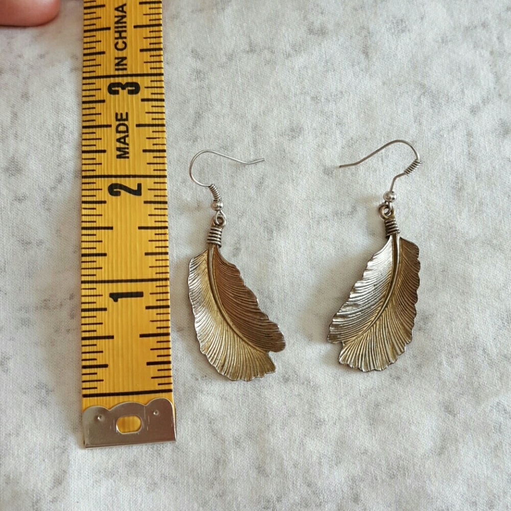 Feather Earrings - Picture 2 of 2