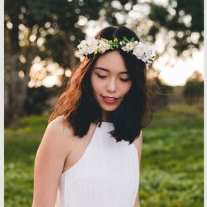 Blossom forest bridal wedding flower crown