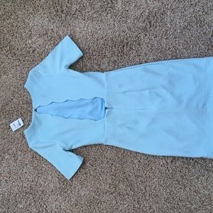 Gorgeous Pale Blue Open Back Dress