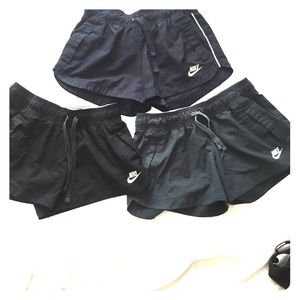 Nike 100% polyester shorts (3pac)