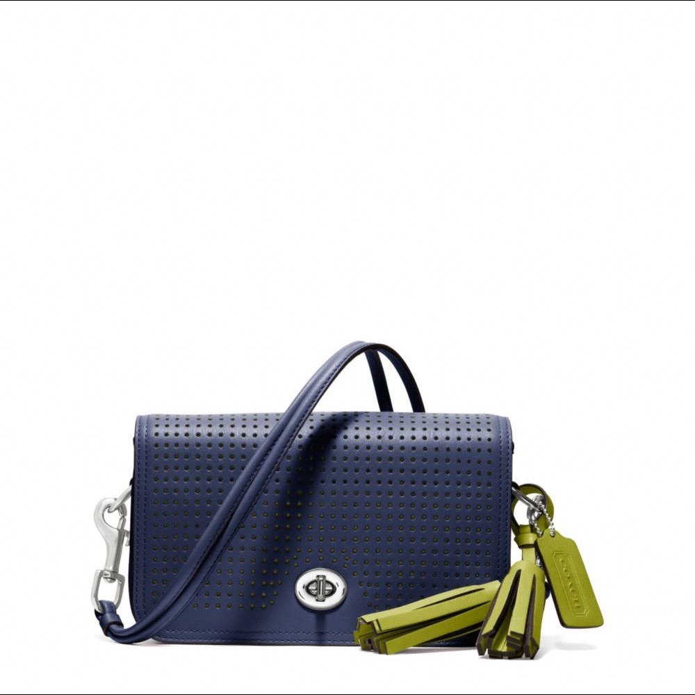 Coach Legacy Penny Perforated Leather Crossbody