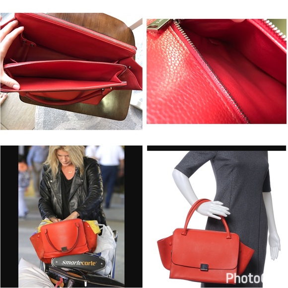 Authentic Celine Double Zipper Trapeze - Picture 4 of 7