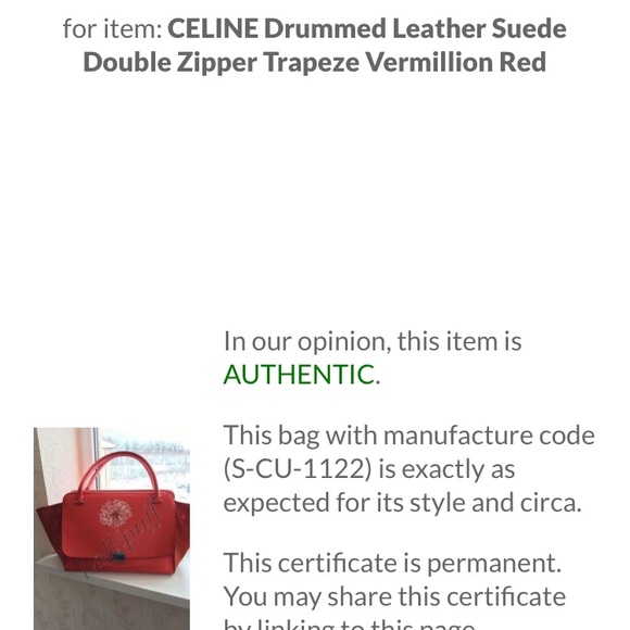 Authentic Celine Double Zipper Trapeze - Picture 7 of 7