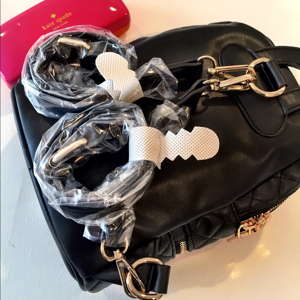🌷SALE Treat yourself 💐 Bebe Mini Black Backpack - Picture 6 of 8