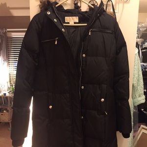 Michael Kors down filled knee-length coat