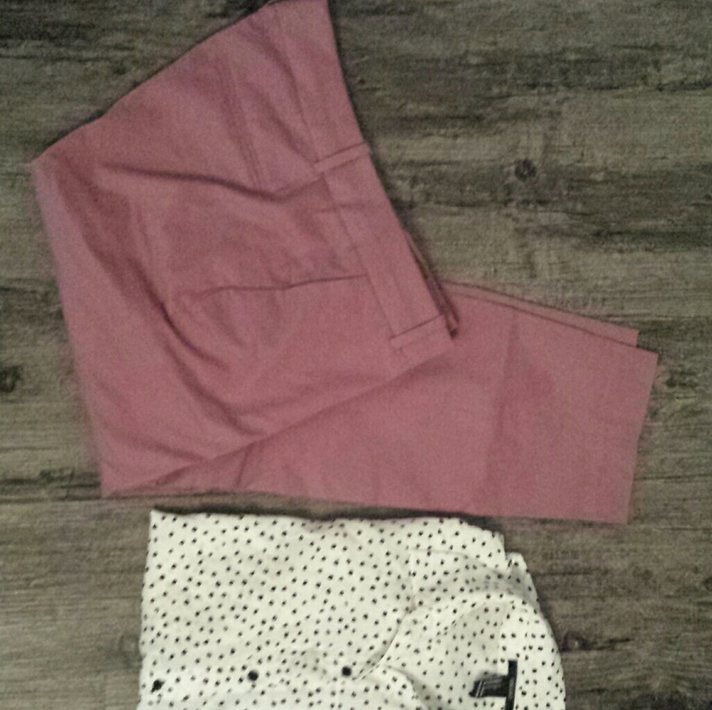 J. Crew Dusty Rose Cafe Capri sz8P