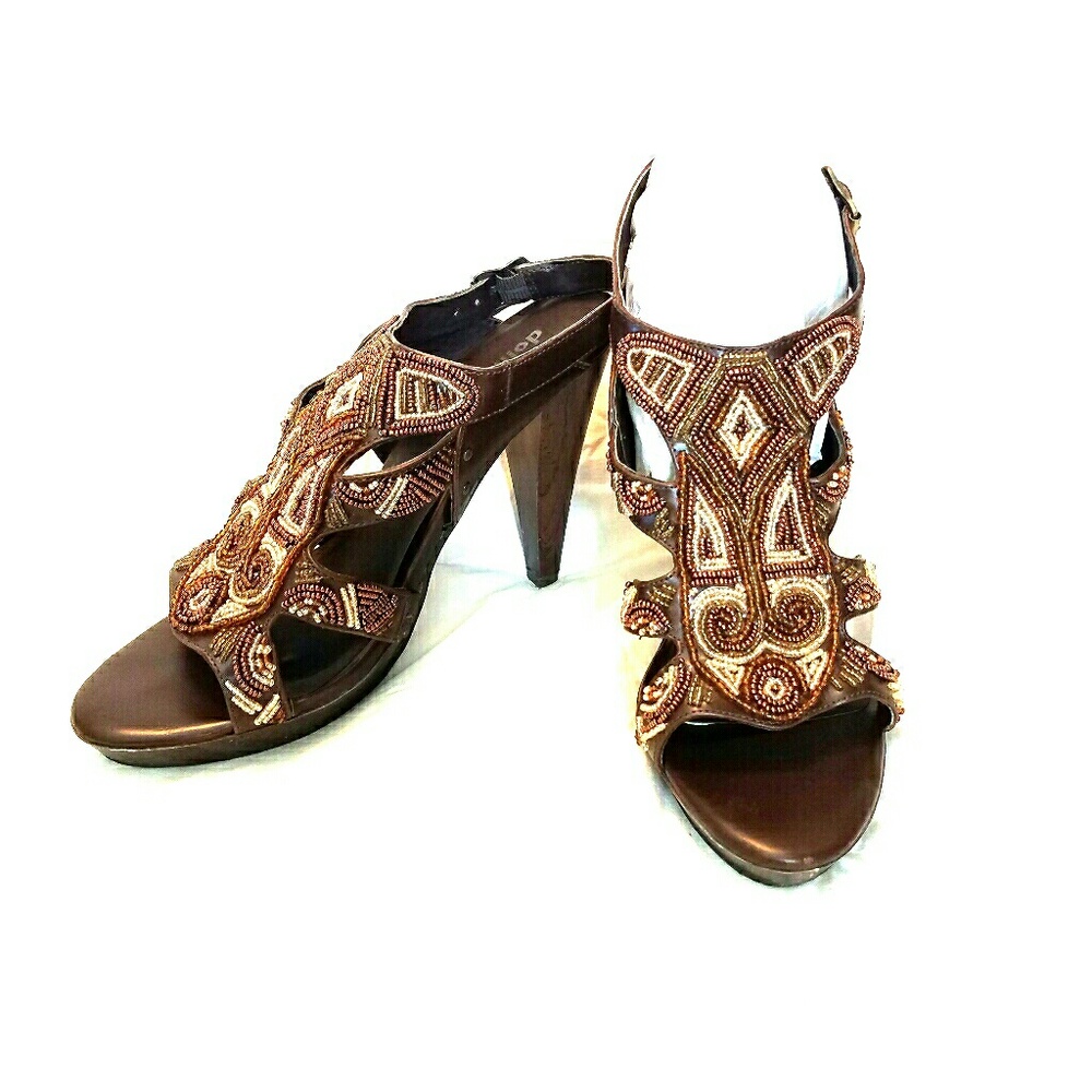 DOLLHOUSE Beaded heels