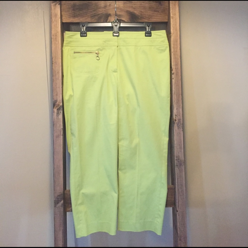 ☀️Kasper green capris