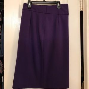 Purple pencil skirt