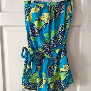 Lilly Pulitzer Strapless Romper