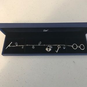 New Heart and key Swarovski bracelet