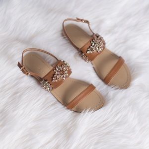 Bcbgeneration jeweled brown sandals