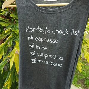 Monday's Checklist Tank Top