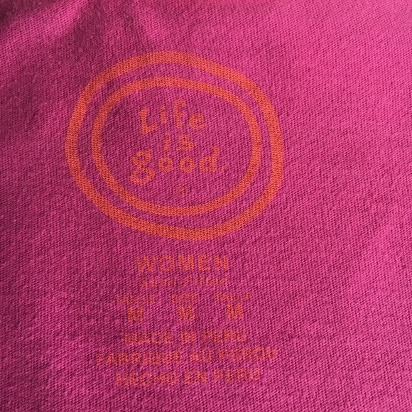Ladies Life Is Good 😊 s/s tshirt sz M GUC! - Picture 5 of 5