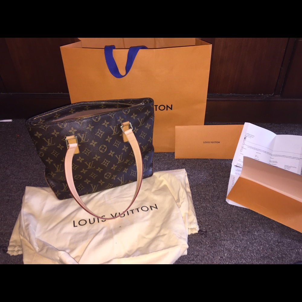 100% Authentic Louis Vuitton Cabas Piano tote