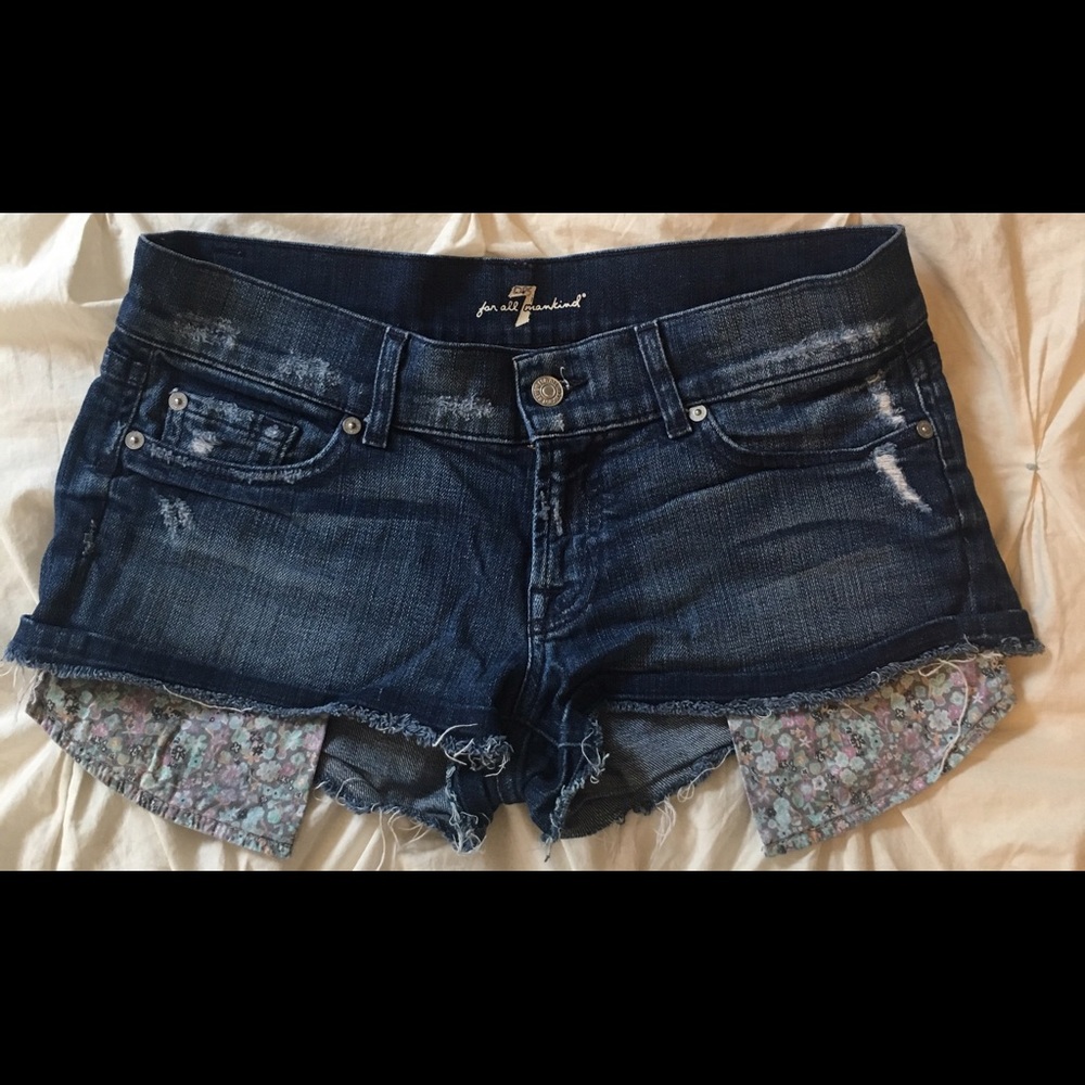 7 For All Mankind Denim Shorts