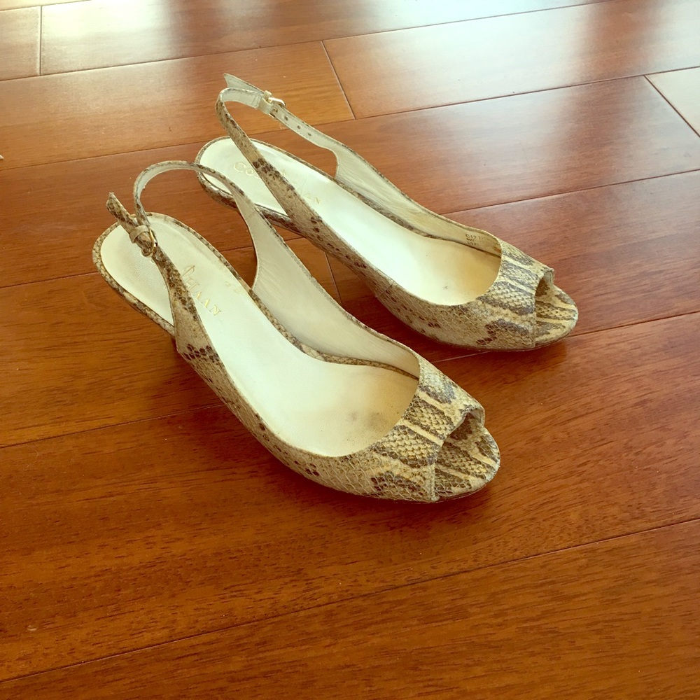 Cole-Haan "Medora" slingback heels
